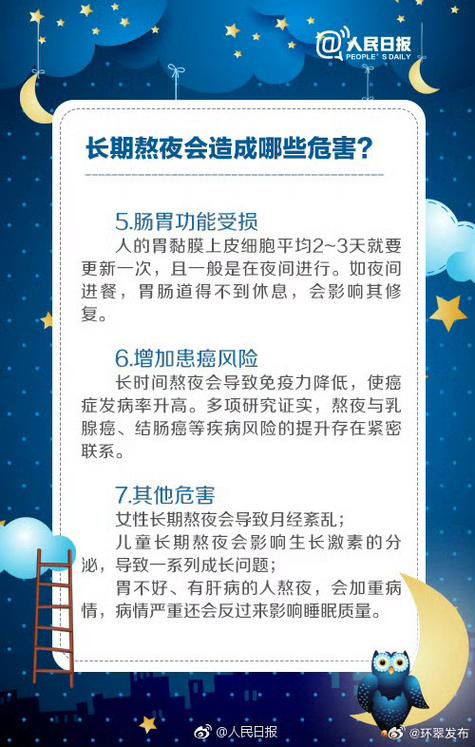 常熬夜或致生理损伤,熬夜的生理危害